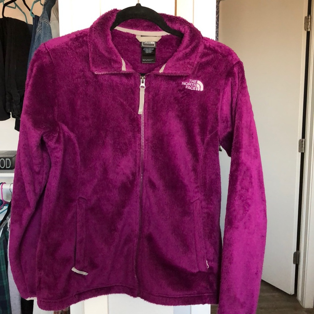 Purple girls sized north face jacket